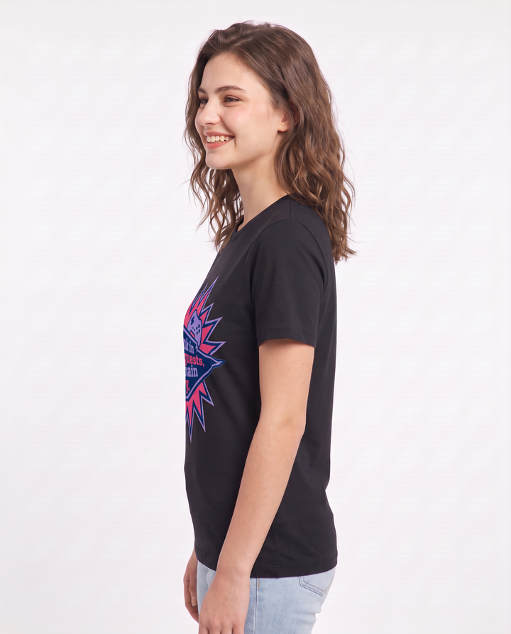 Graphic Women's Black T-Shirt - I think in side quests, not main product image 2