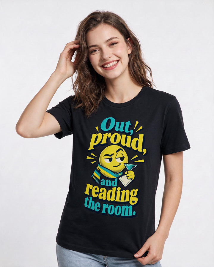 Pride Black T-Shirt for Women – Everyday Expression Graphic Tee product image 1
