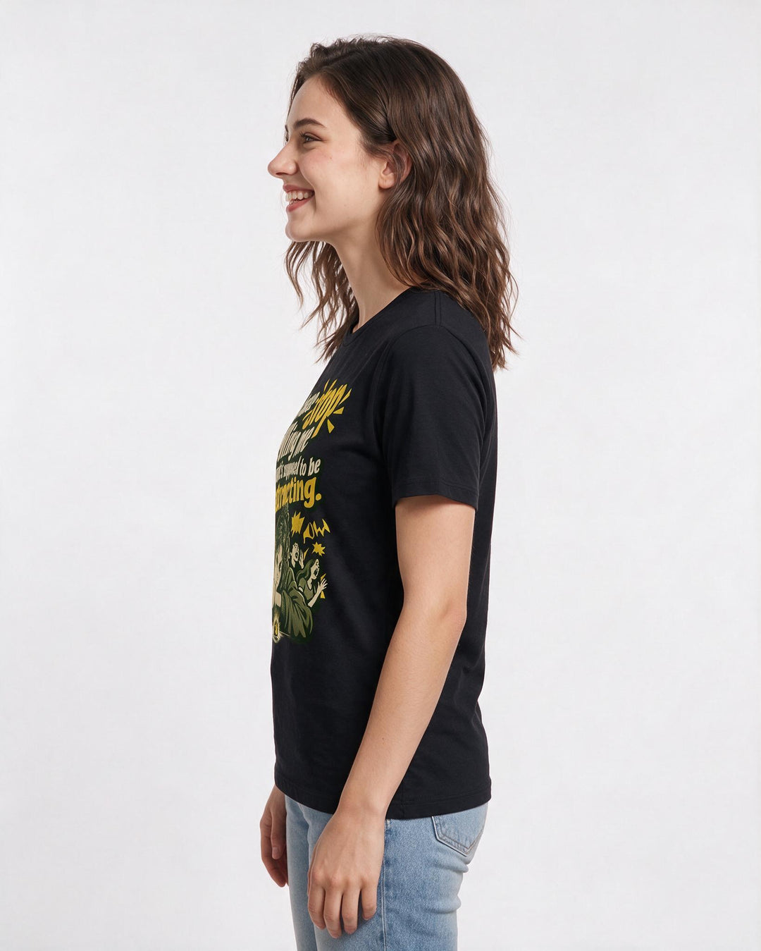 Neurodiversity Black T-Shirt for Women – Everyday Expression Graphic Tee product image 2