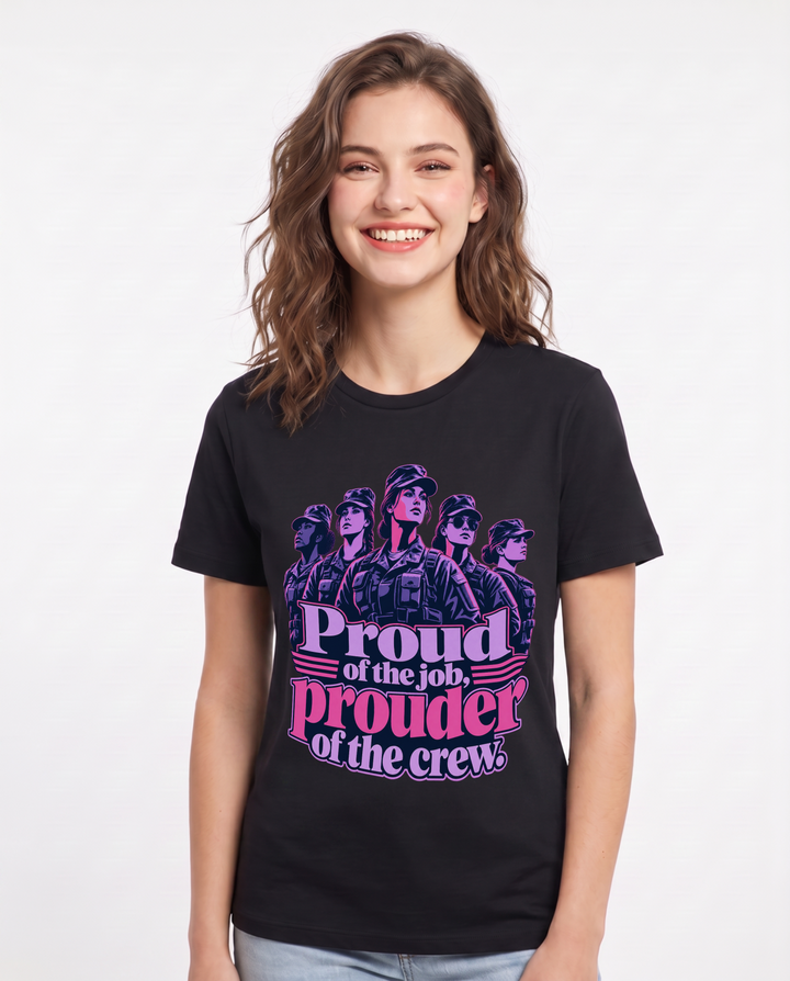 Veteran Black T-Shirt for Women – Everyday Expression Graphic Tee product image 3