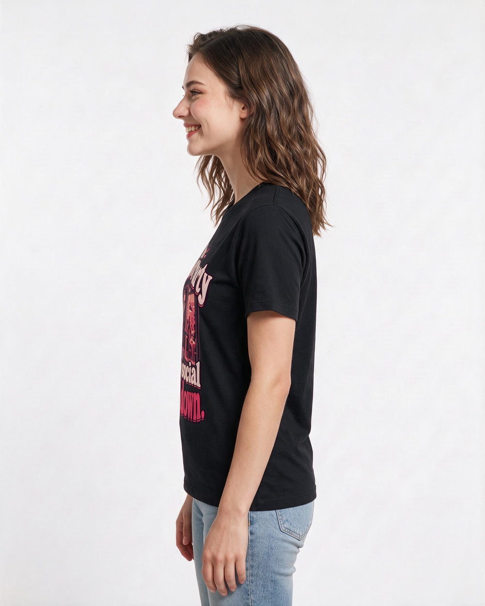 Gaming Black T-Shirt for Women – Game Night Graphic Tee product image 2