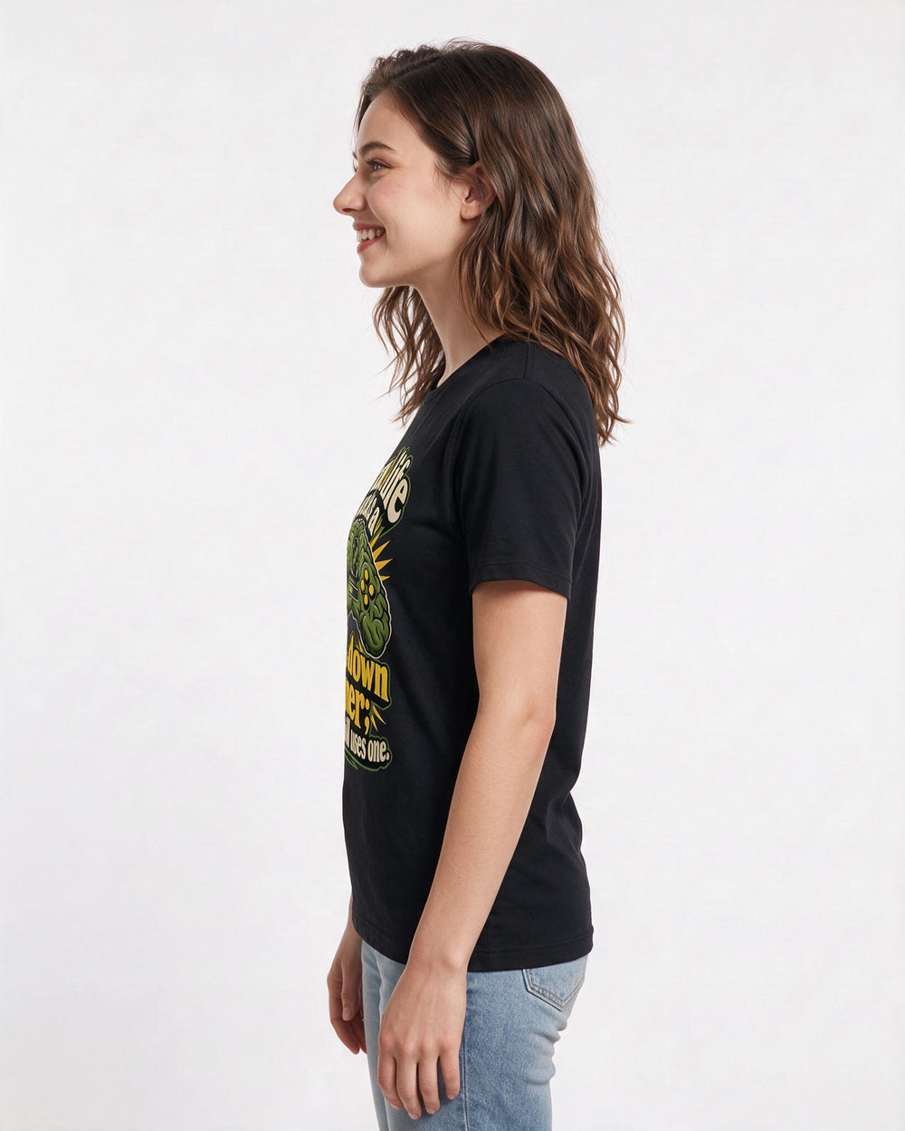 Gaming Black T-Shirt for Women – Game Night Graphic Tee product image 2