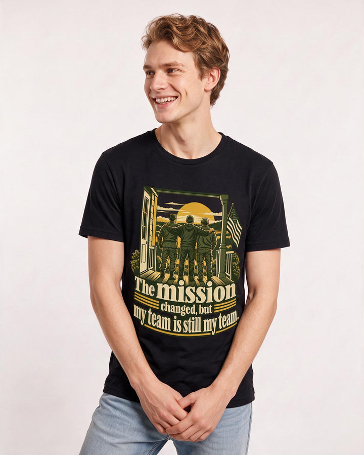 Veteran Black T-Shirt for Men – Everyday Expression Graphic Tee product image 1