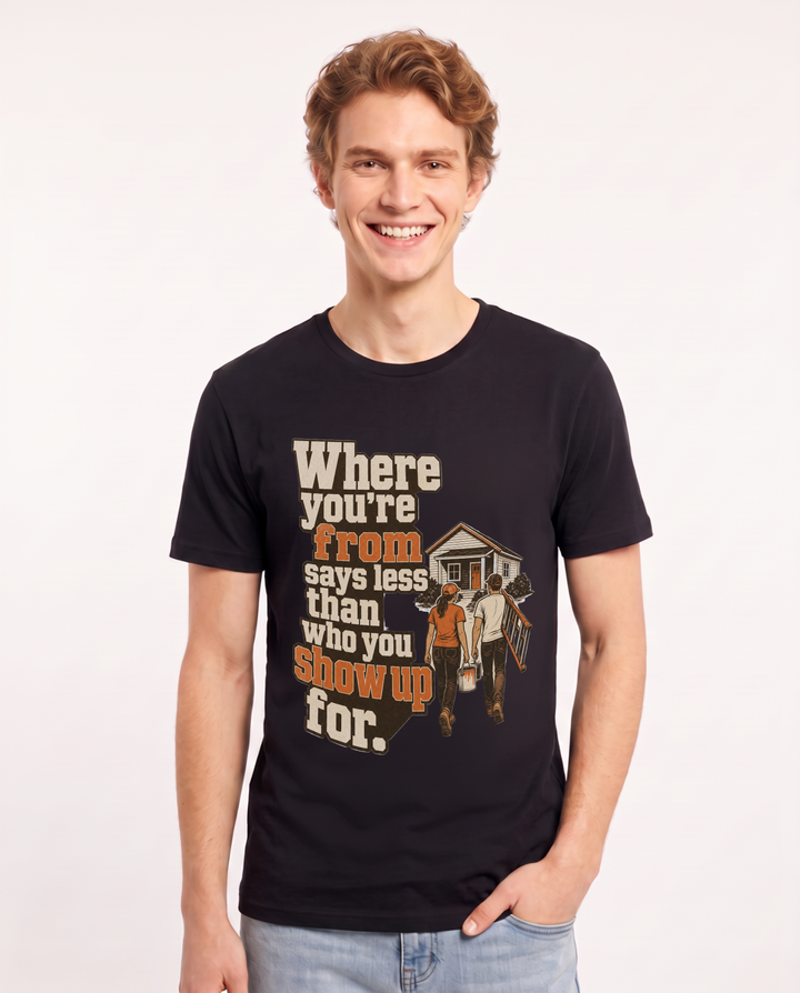 Patriotic Black T-Shirt for Men – Everyday Expression Graphic Tee product image 3