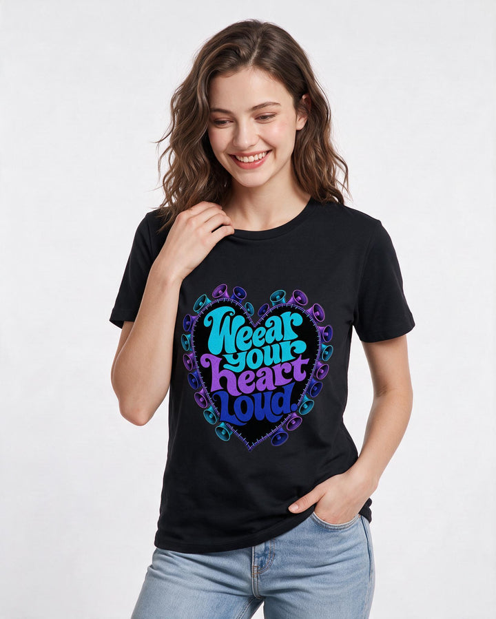 Pride Black T-Shirt for Women – Everyday Expression Graphic Tee product image 1