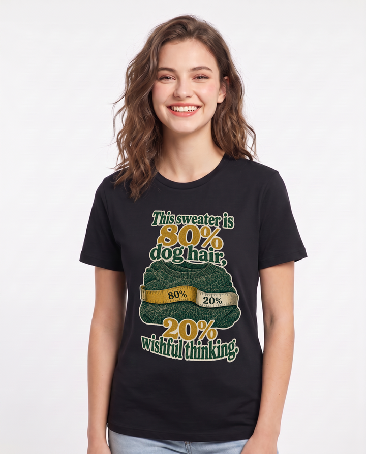 Cat Lover Black T-Shirt for Women – Everyday Expression Graphic Tee product image 3