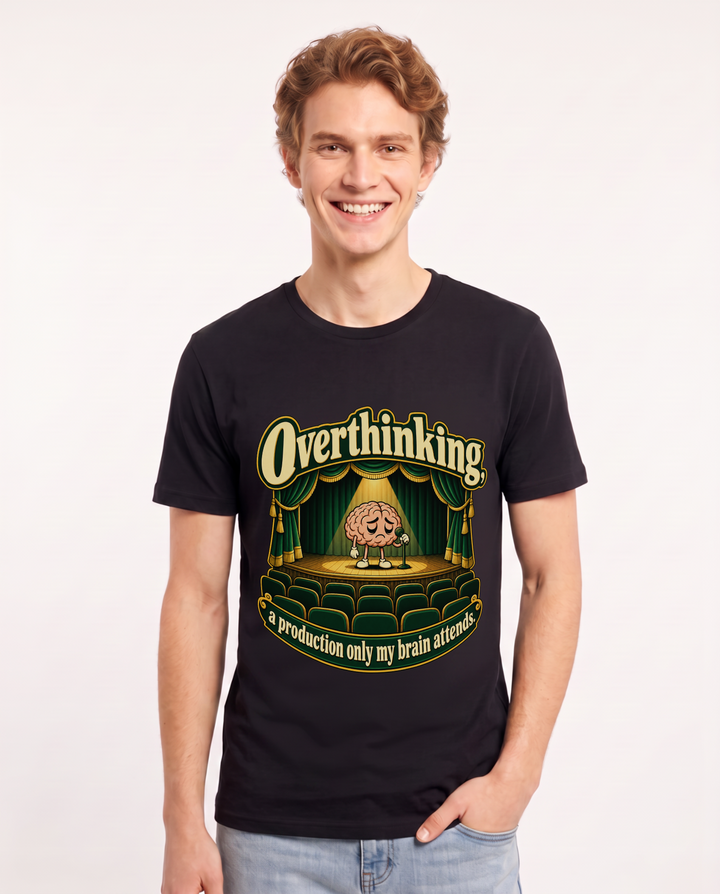 Meme Black T-Shirt for Men – Everyday Expression Graphic Tee product image 3