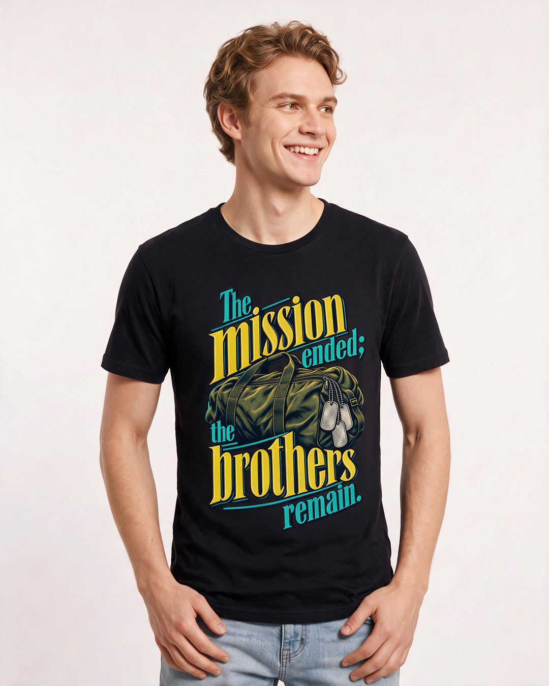 Veteran Black T-Shirt for Men – Everyday Expression Graphic Tee product image 1