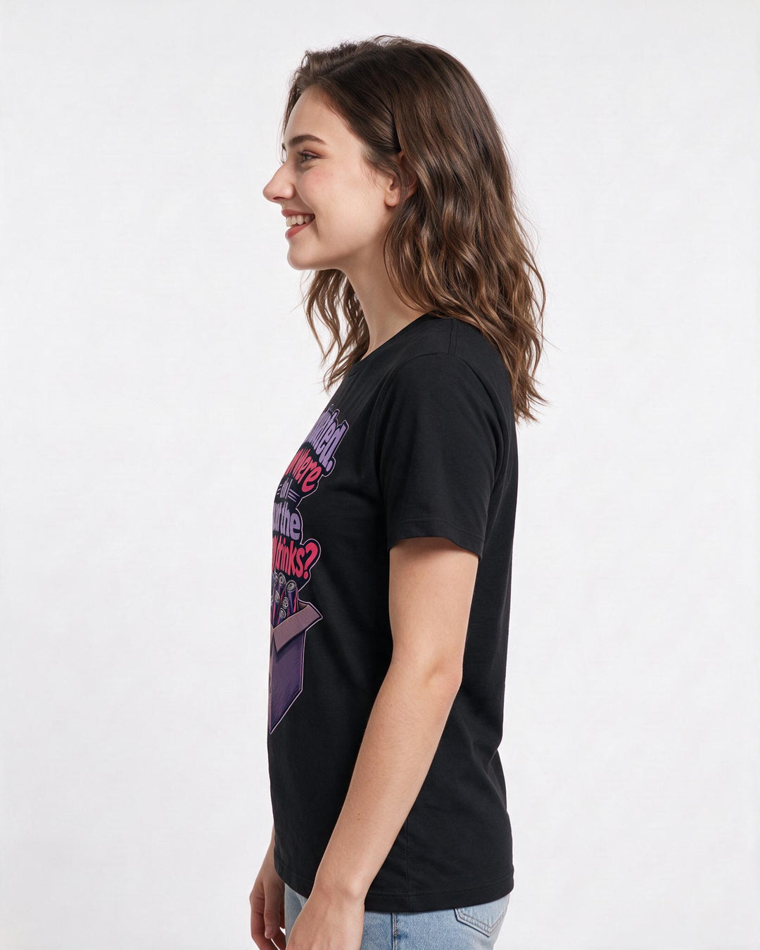Graduation Black T-Shirt for Women – Everyday Expression Graphic Tee product image 2