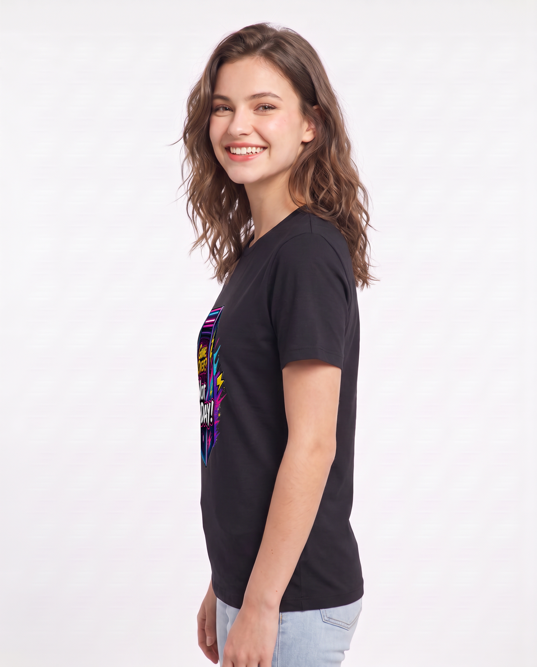 Game Over? Not Today! Women's Black T-Shirt product image 3