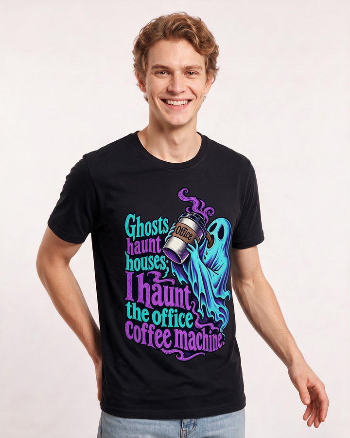 Halloween Black T-Shirt for Men – Halloween Theme Graphic Tee product image 1