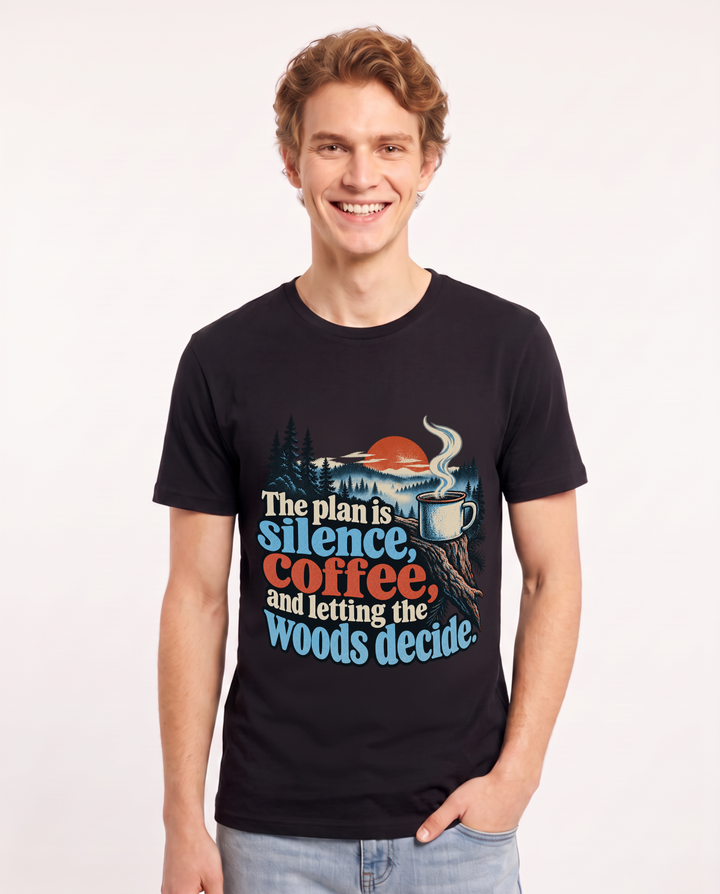 Hunting Black T-Shirt for Men – Everyday Expression Graphic Tee product image 3