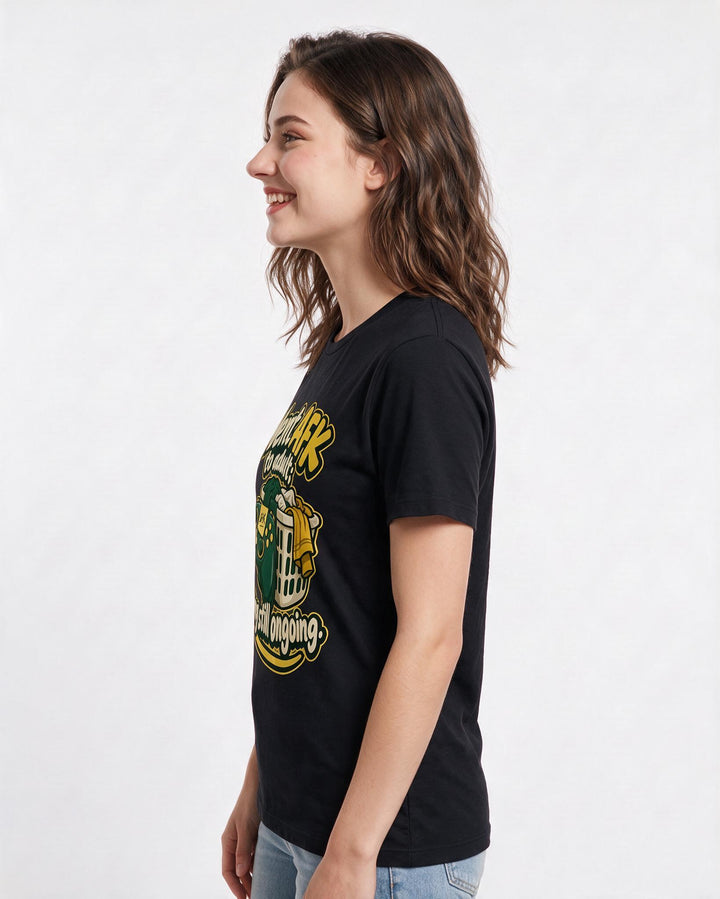 Gaming Black T-Shirt for Women – Game Night Graphic Tee product image 2