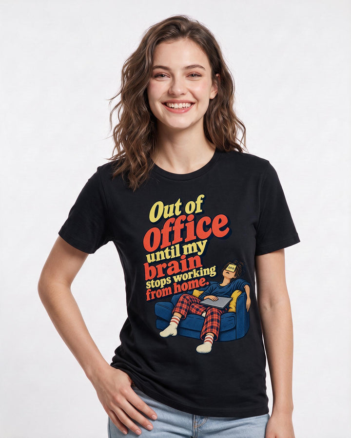 Meme Black T-Shirt for Women – Everyday Expression Graphic Tee product image 1