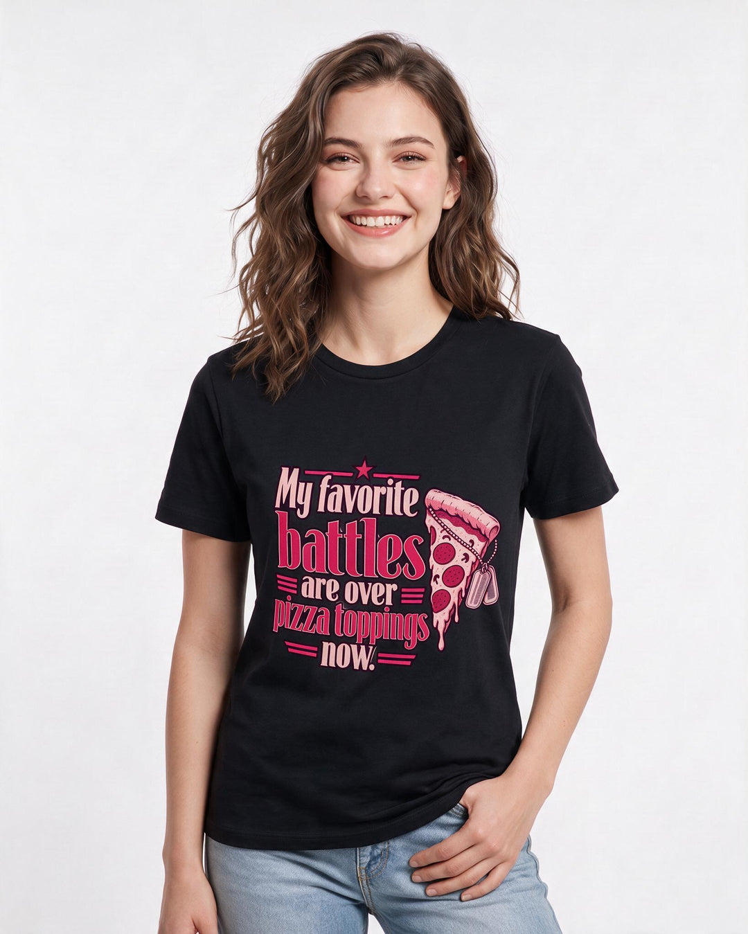 Veteran Black T-Shirt for Women – Everyday Expression Graphic Tee product image 1
