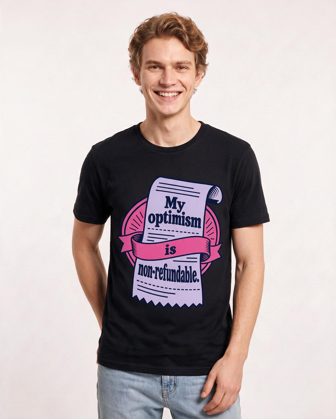 Political Statement Black T-Shirt for Men – Everyday Expression Graphic Tee product image 1