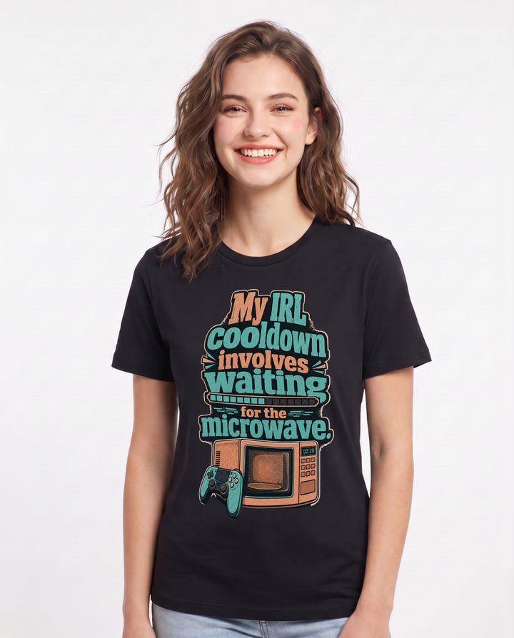 Gaming Black T-Shirt for Women – Game Night Graphic Tee product image 3