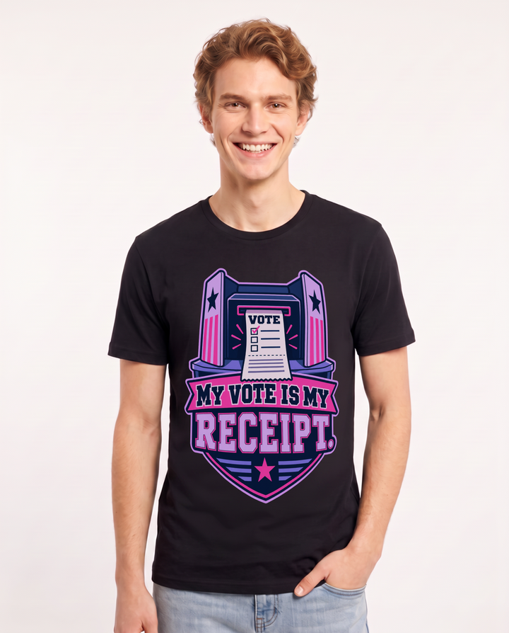 Political Statement Black T-Shirt for Men – Everyday Expression Graphic Tee product image 3