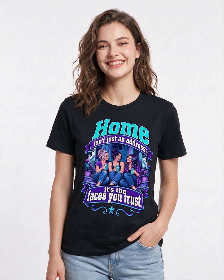Patriotic Black T-Shirt for Women – Everyday Expression Graphic Tee product image 1