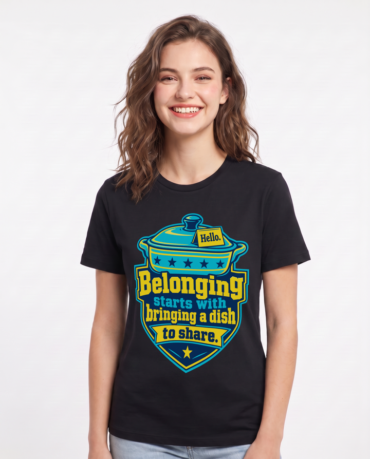 Patriotic Black T-Shirt for Women – Everyday Expression Graphic Tee product image 3