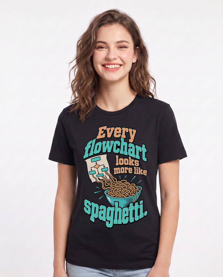 Neurodiversity Black T-Shirt for Women – Everyday Expression Graphic Tee product image 3