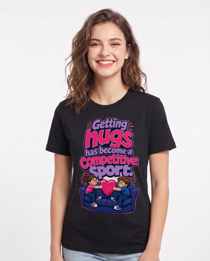 Grandparent Black T-Shirt for Women – Everyday Expression Graphic Tee product image 3