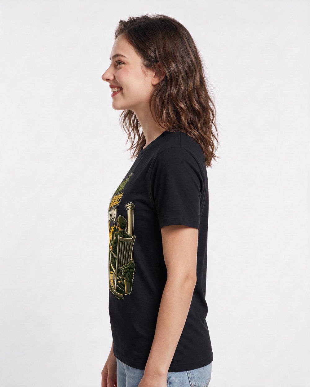 Veteran Black T-Shirt for Women – Everyday Expression Graphic Tee product image 2