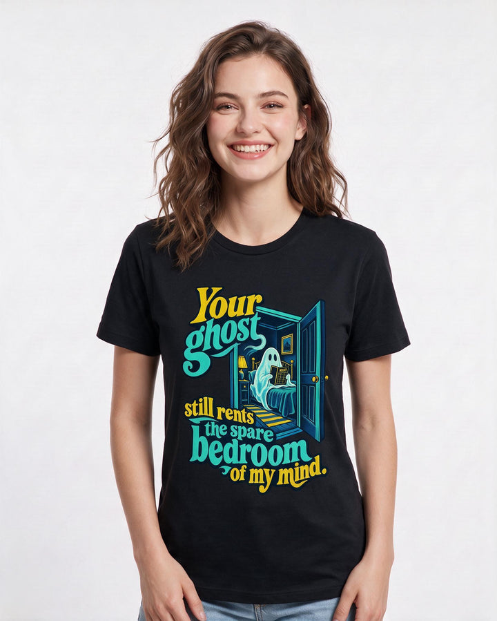 Halloween Black T-Shirt for Women – Halloween Theme Graphic Tee product image 1