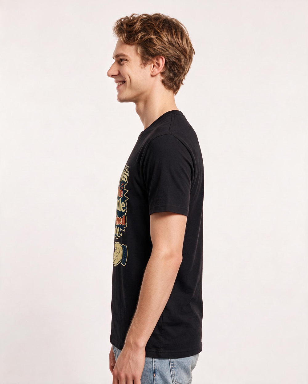 Grandparent Men's Black T-Shirt – Grandkids are my favorite loophole for fun-sized candy. product image 2