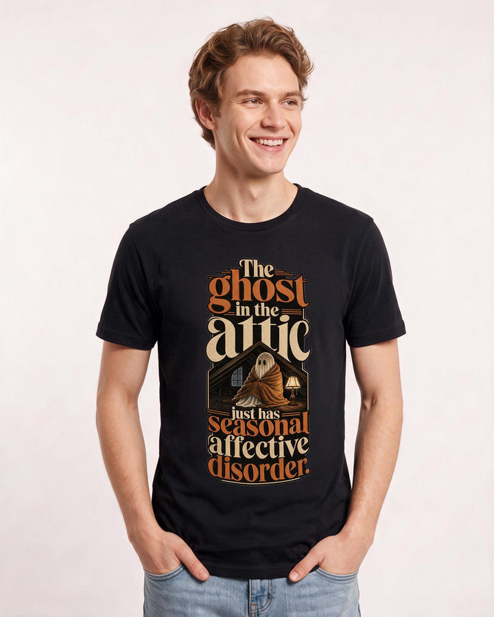 Halloween Black T-Shirt for Men – Halloween Theme Graphic Tee product image 1