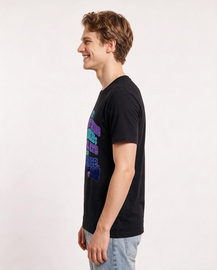 Christmas Black T-Shirt for Men – Holiday Theme Graphic Tee product image 2