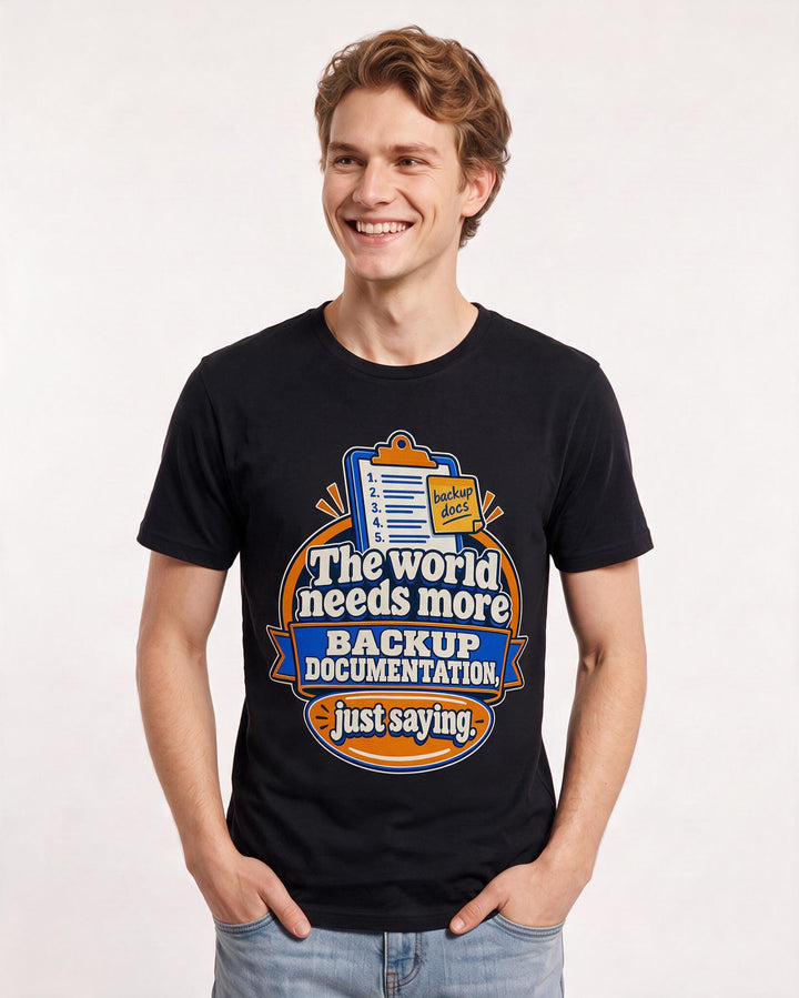 Neurodiversity Black T-Shirt for Men – Everyday Expression Graphic Tee product image 1