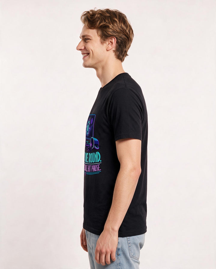 Gaming Black T-Shirt for Men – Game Night Graphic Tee product image 2