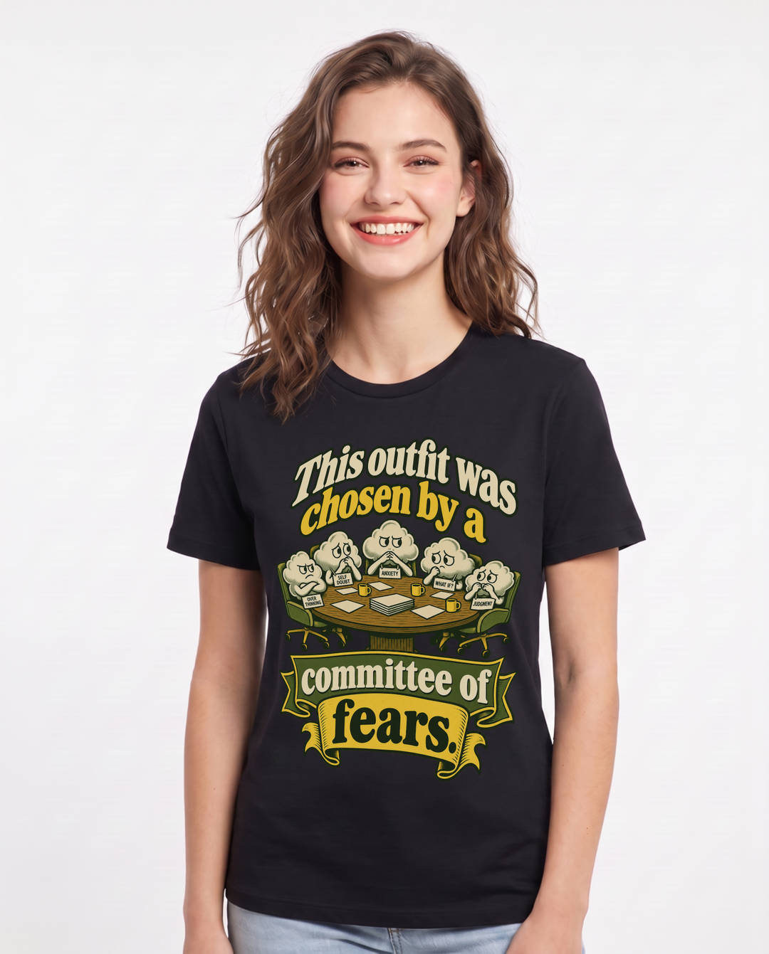 Meme Black T-Shirt for Women – Everyday Expression Graphic Tee product image 3