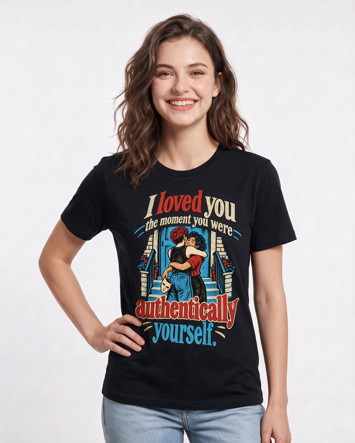 Pride Black T-Shirt for Women – Everyday Expression Graphic Tee product image 1