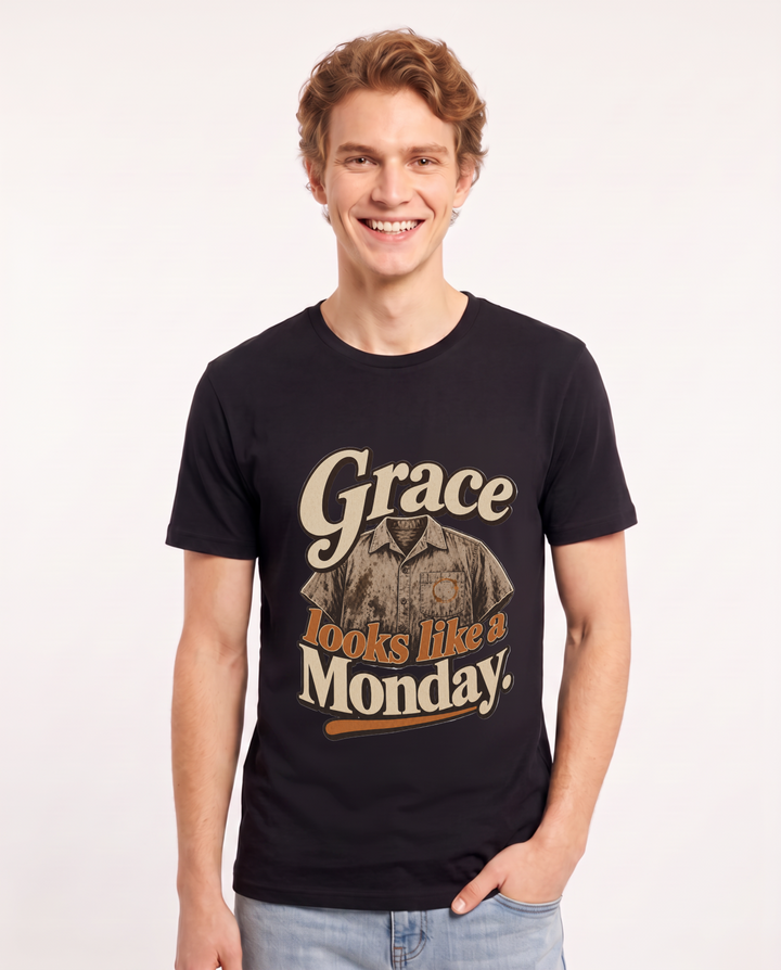 Christian Faith Black T-Shirt for Men – Everyday Expression Graphic Tee product image 3