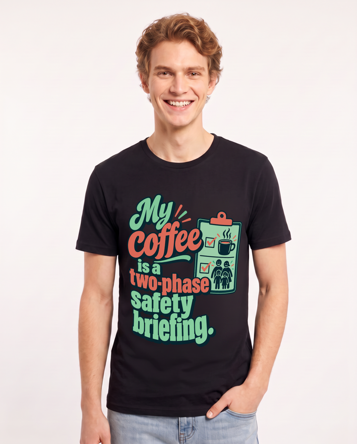 Grandparent Black T-Shirt for Men – Everyday Expression Graphic Tee product image 3