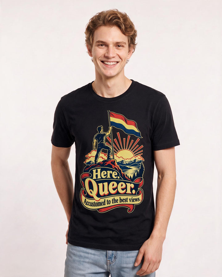 Pride Black T-Shirt for Men – Everyday Expression Graphic Tee product image 1