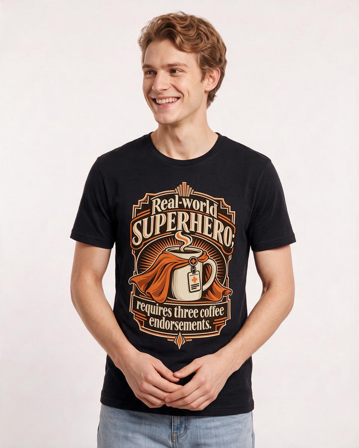 Nurse Black T-Shirt for Men – Nursing Life Graphic Tee product image 1