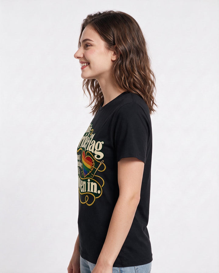 Pride Black T-Shirt for Women – Everyday Expression Graphic Tee product image 2