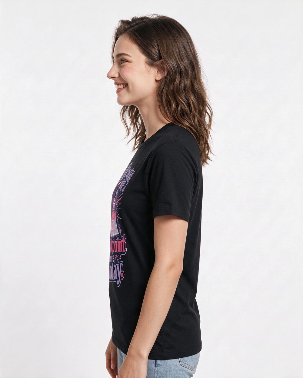 Gaming Black T-Shirt for Women – Game Night Graphic Tee product image 2