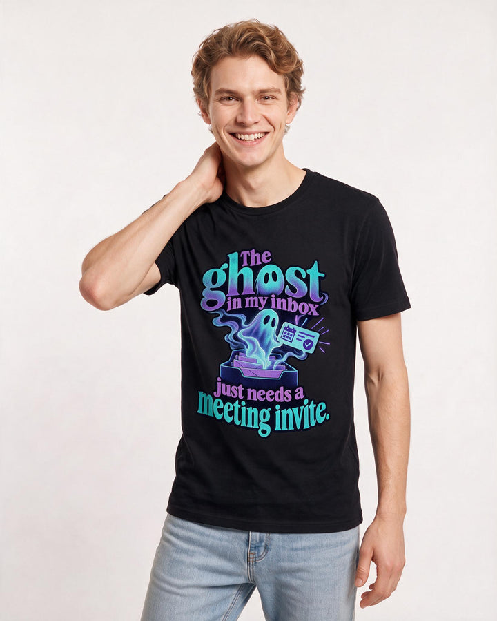 Halloween Black T-Shirt for Men – Halloween Theme Graphic Tee product image 1