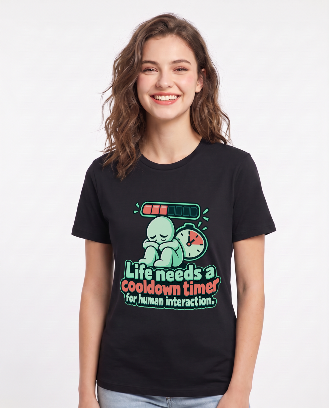 Gaming Black T-Shirt for Women – Game Night Graphic Tee product image 3