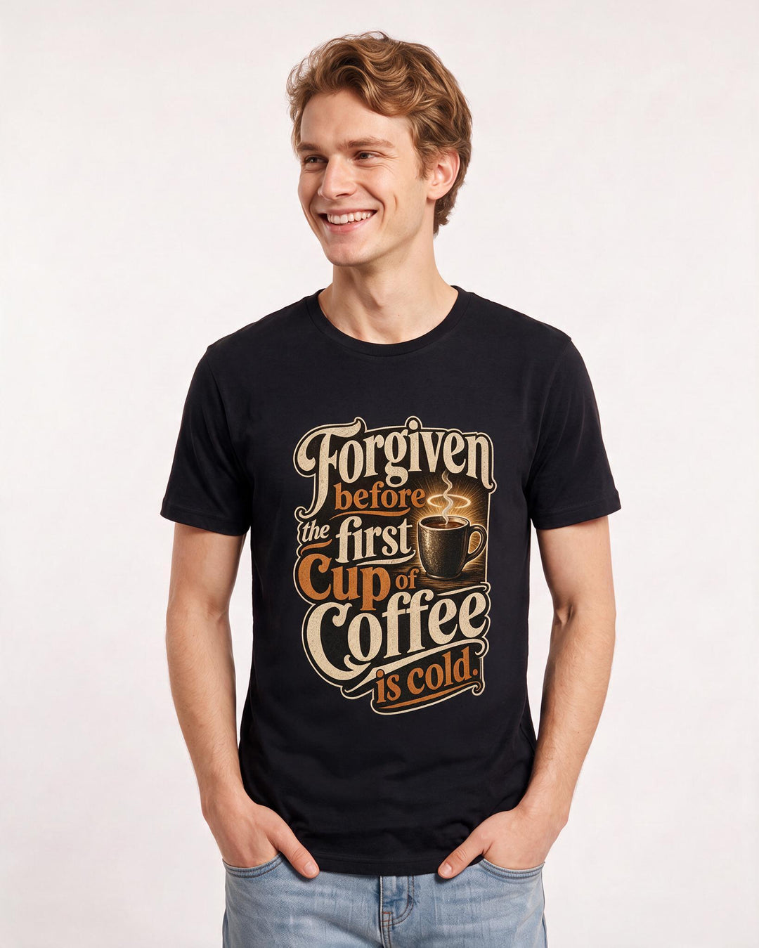 Christian Faith Black T-Shirt for Men – Everyday Expression Graphic Tee product image 1