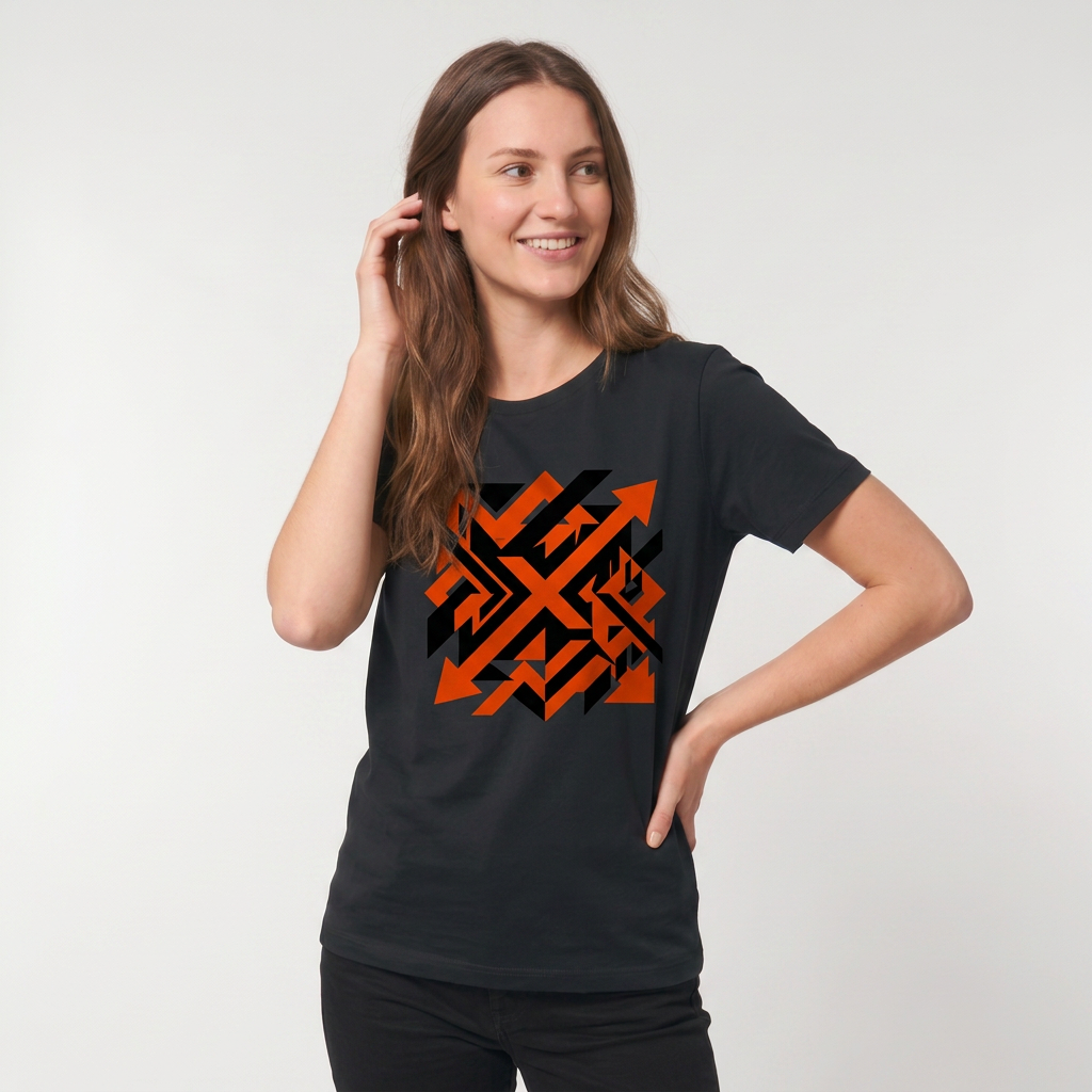 Black Black T-Shirt mockup 1