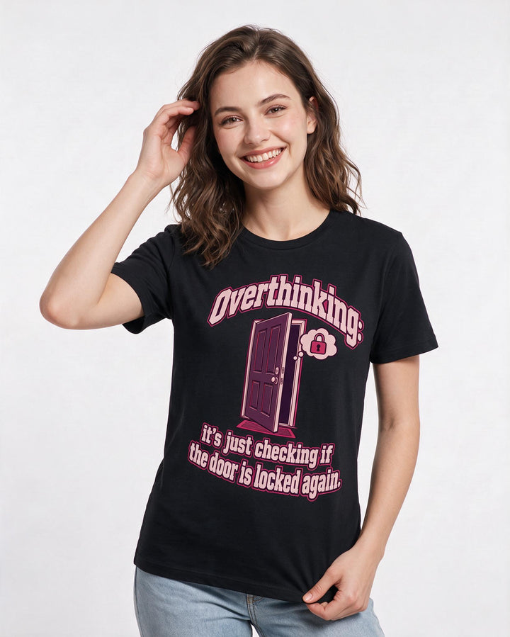 Meme Black T-Shirt for Women – Everyday Expression Graphic Tee product image 1