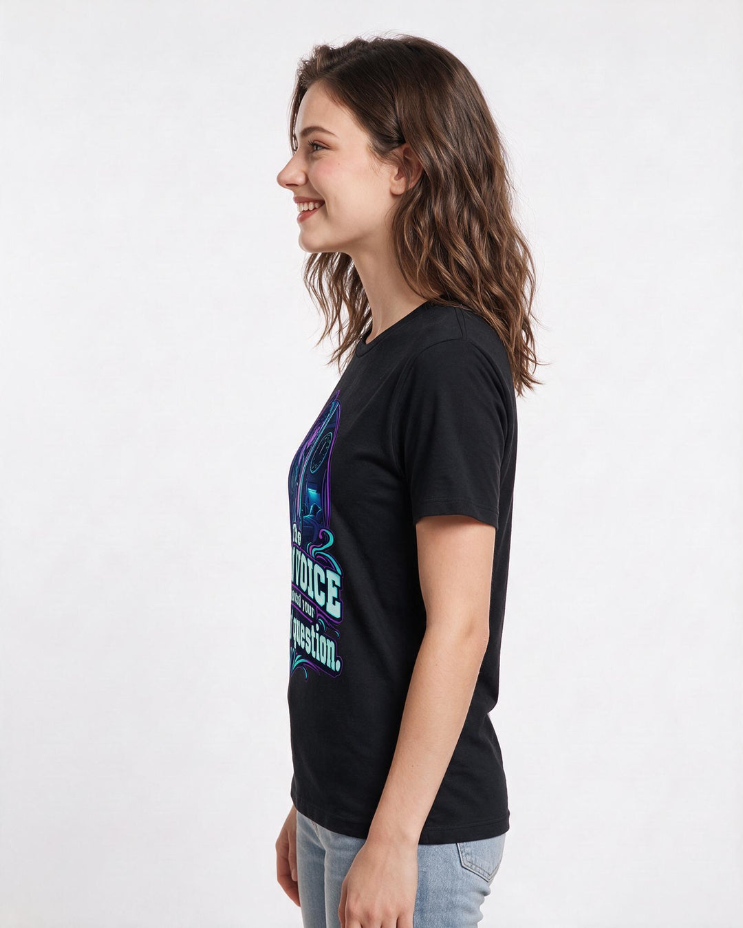 Nurse Black T-Shirt for Women – Nursing Life Graphic Tee product image 2