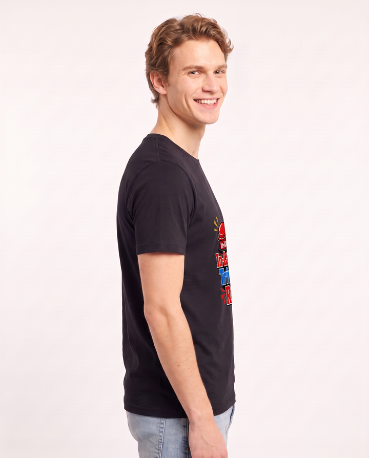 In-Law vs In-Law: Trivia Night Rivals Men's Black T-Shirt product image 3