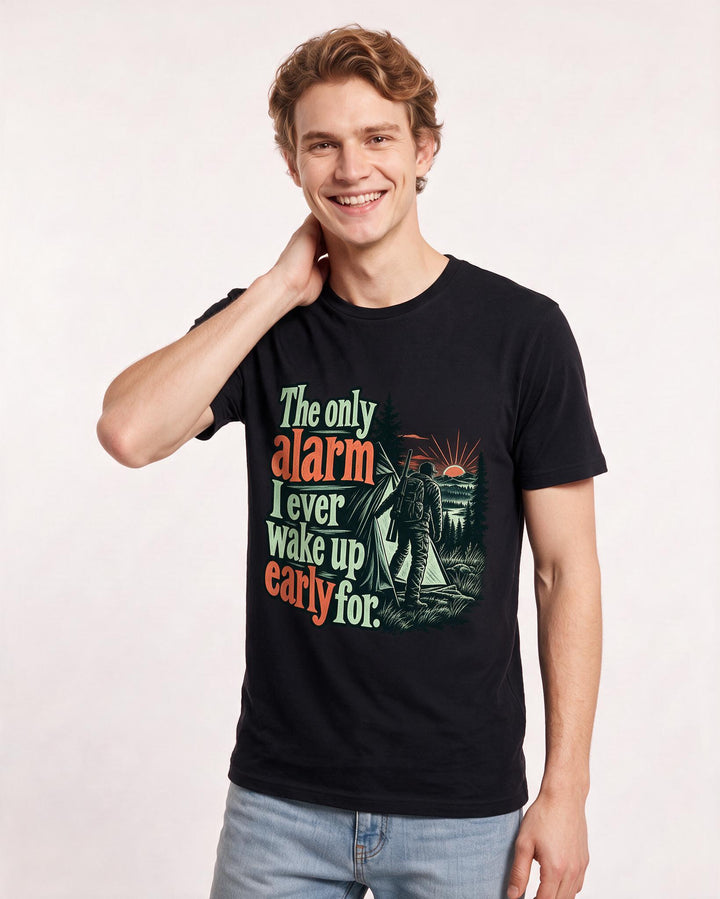 Hunting Black T-Shirt for Men – Everyday Expression Graphic Tee product image 1