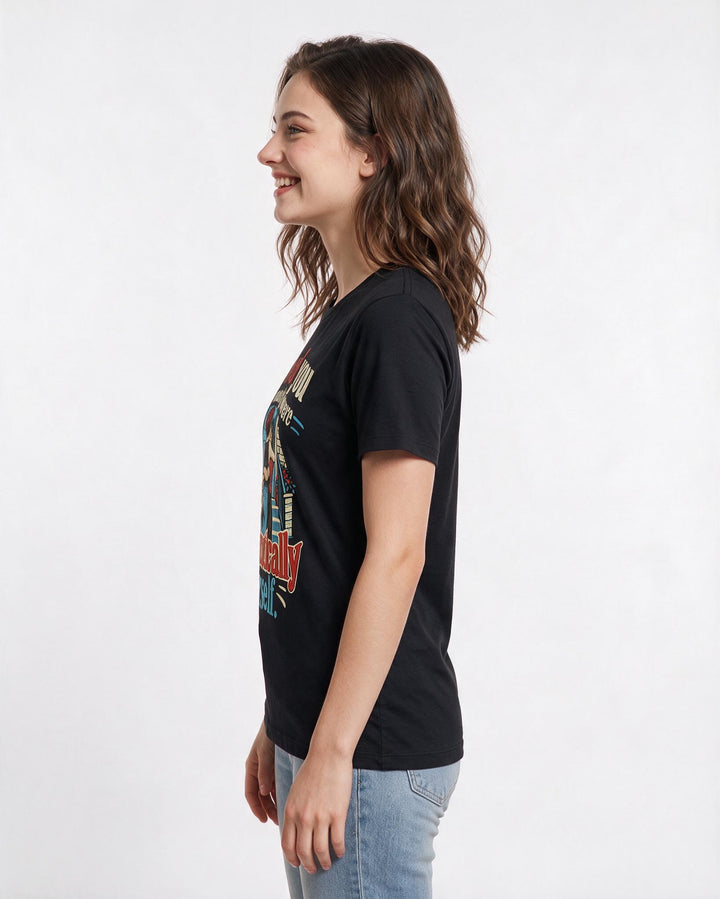 Pride Black T-Shirt for Women – Everyday Expression Graphic Tee product image 2